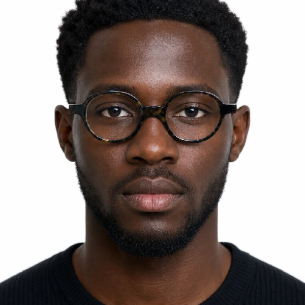 Monture écaille portée — version optique